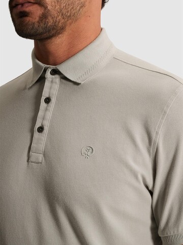 CAST IRON Paita 'Polo shirt in piqué with stretch' värissä harmaa