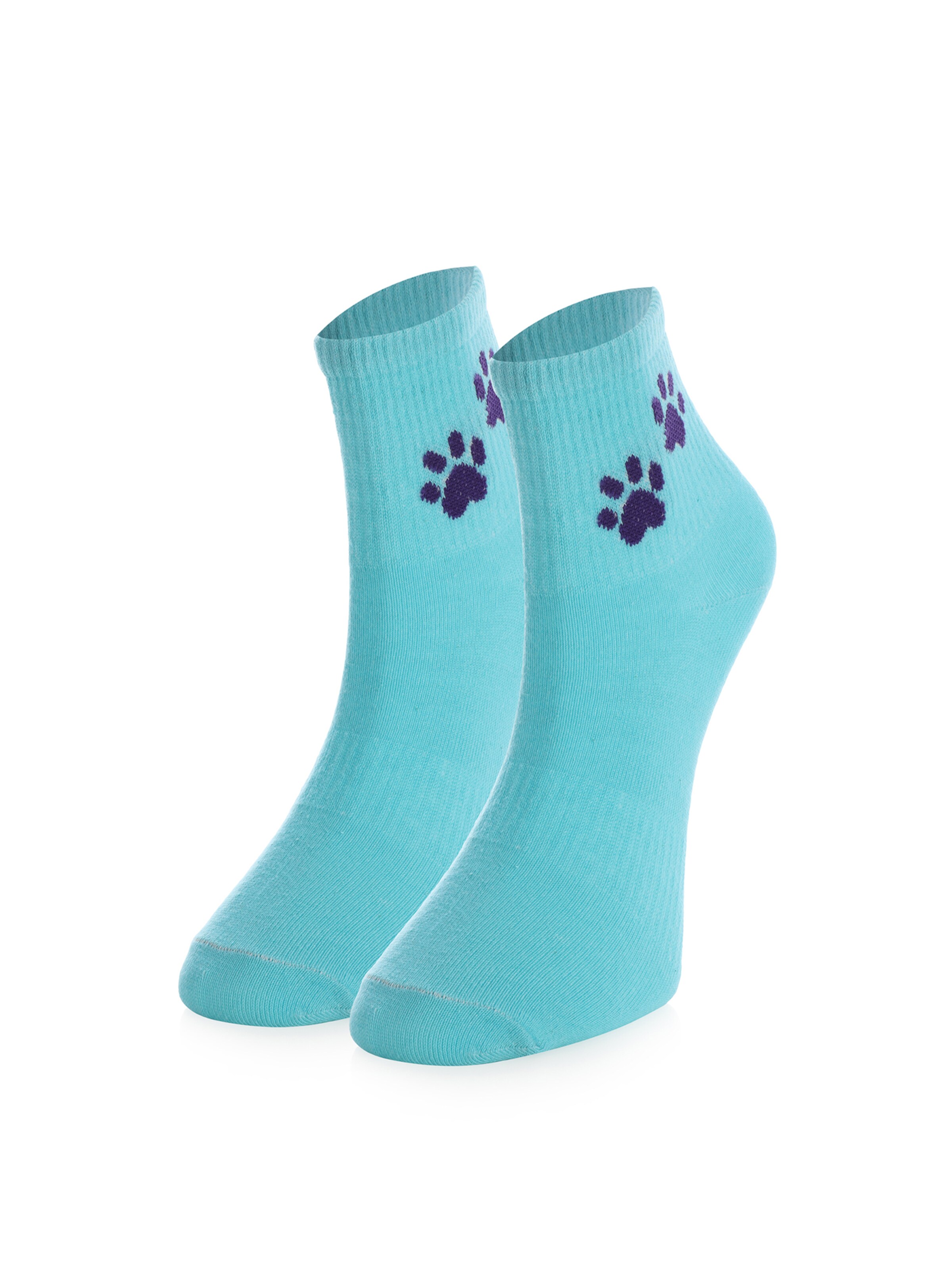 Crea Socks Ankle Socks 'Pfote Sneaker' in Mixed colors