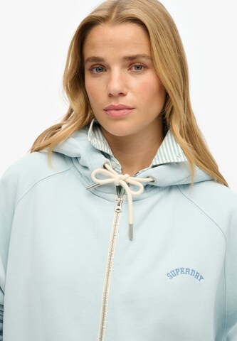 Superdry Sweatvest 'Essential' in Blauw
