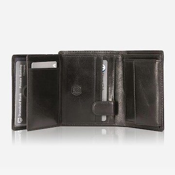 Jekyll & Hide Oxford Geldbörse RFID Leder 9 cm in Grau