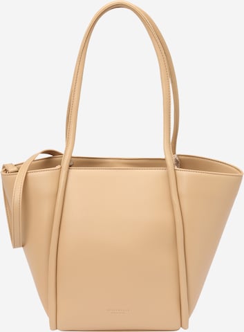 Seidenfelt Manufaktur Shopper in Beige: voorkant