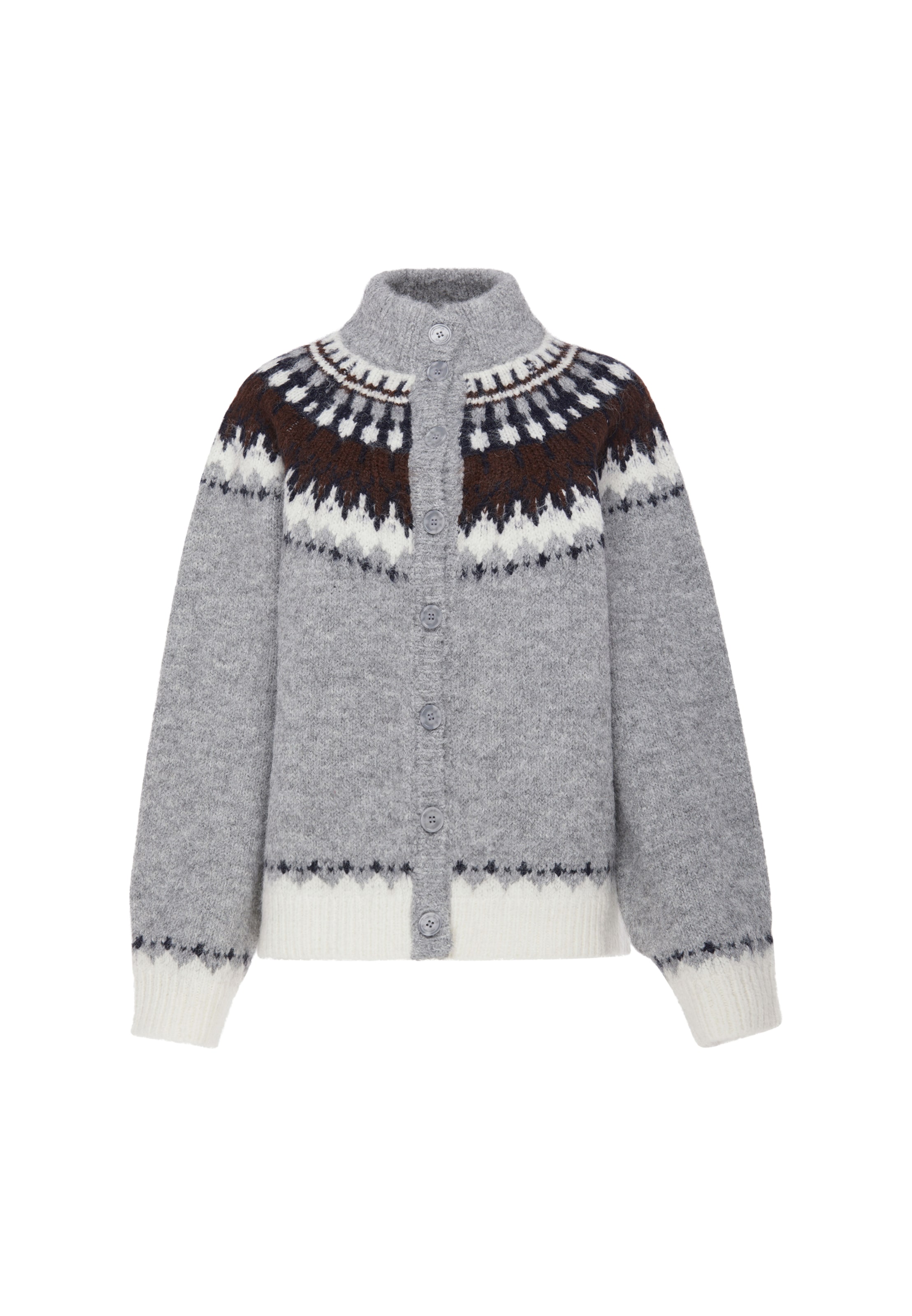 DreiMaster Vintage - Cárdigan en gris: frente