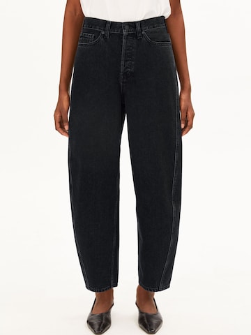 ARMEDANGELS Barrel Jeans 'BAARLY' in Schwarz: Vorderseite