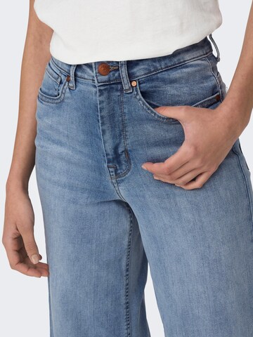 ONLY Wide leg Jeans 'MADISON' in Blauw