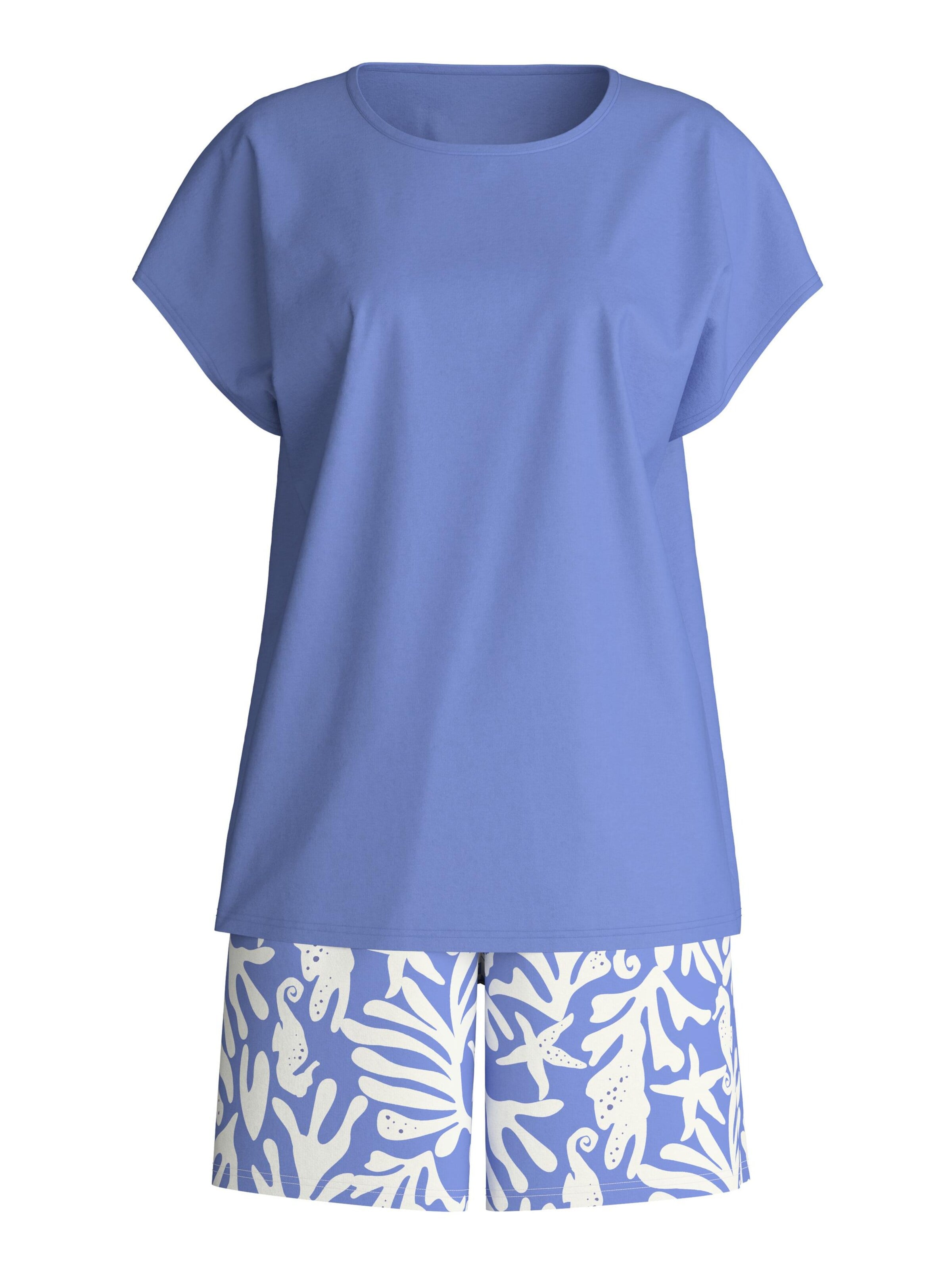 CALIDA Shorty 'Cotton Special'‌‌‌‌‌‌‌‌ in Blau: Vorderseite