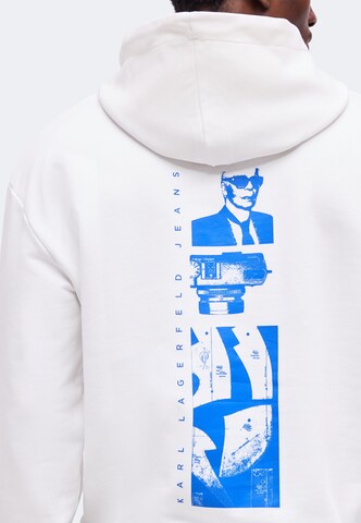 KARL LAGERFELD JEANS Collegepaita värissä valkoinen