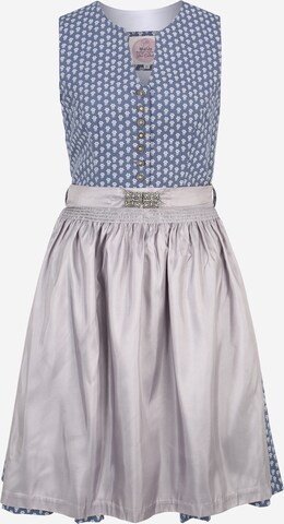 MARJO Dirndl 'Whitney' in Blauw: voorkant