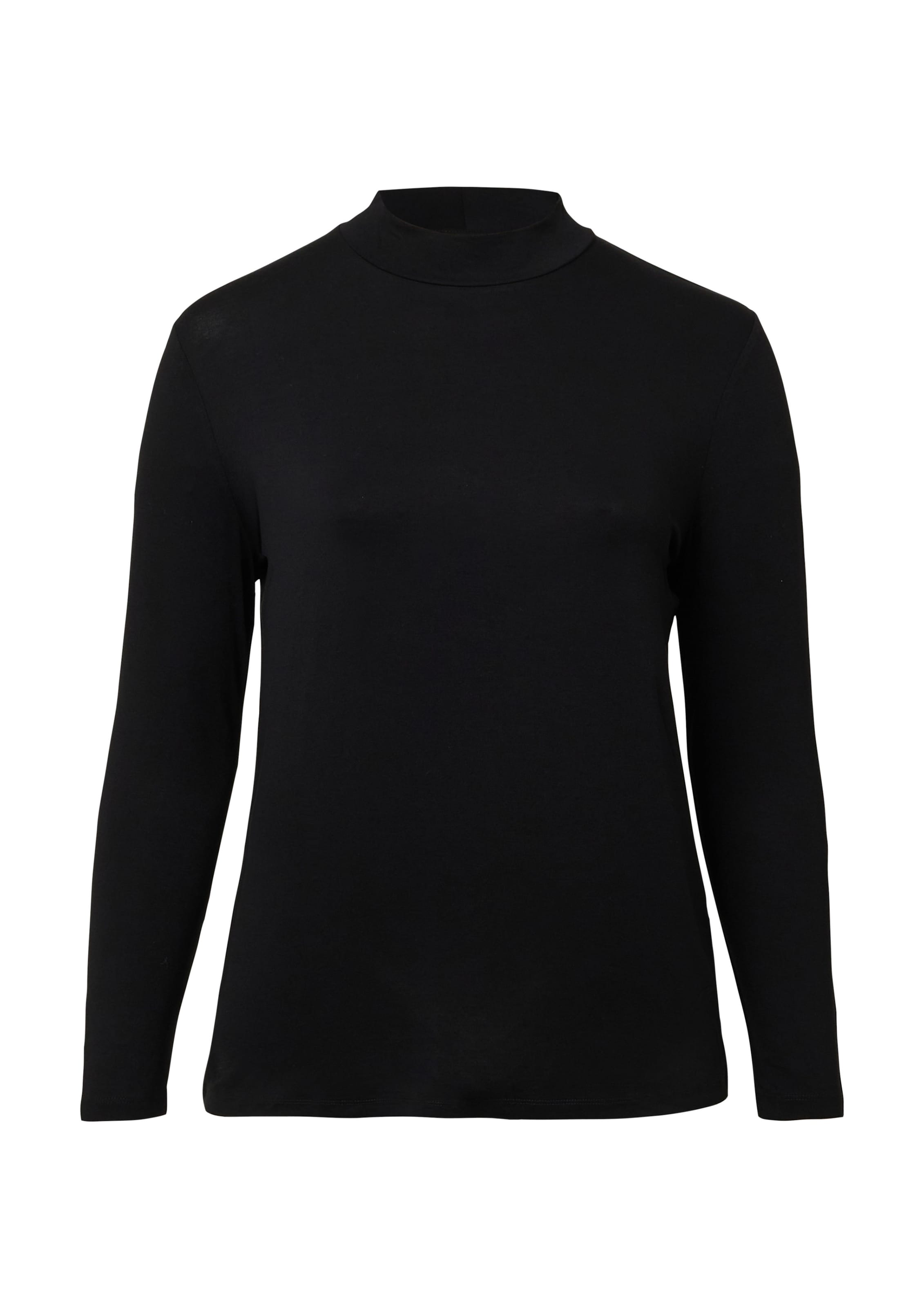 s.Oliver Red Label Plus Shirt in Schwarz: Vorderseite