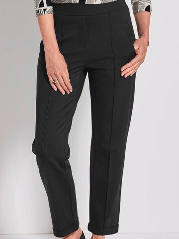 Goldner Regular Trousers 'Carla' in Black