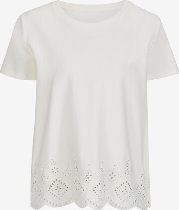 T-shirt Linea Tesini by heine en blanc : devant