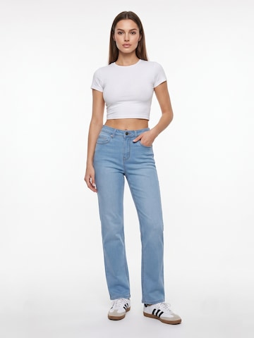 ESRA Jeans 'Straight Leg Jeans aus extra weicher Baumwolle' in Blau: Vorderseite