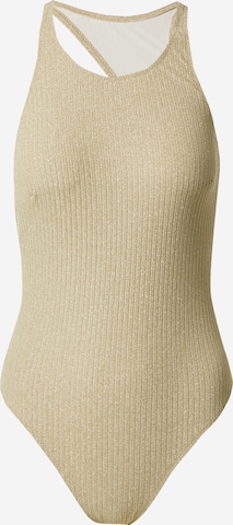 PASSIONATA T-shirt Swimsuit 'NIA' in Beige: front