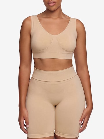 Bustino Reggiseno 'Comfy Bra' di cfab (formerly creamy fabrics) in beige: frontale
