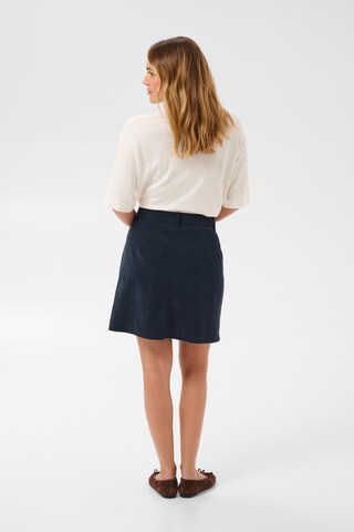 Kaffe Rok in Blauw