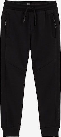 WE Fashion Tapered Housut värissä musta: etupuoli