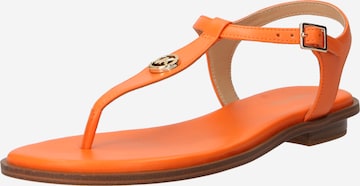 Tongs 'MALLORY' MICHAEL Michael Kors en orange : devant