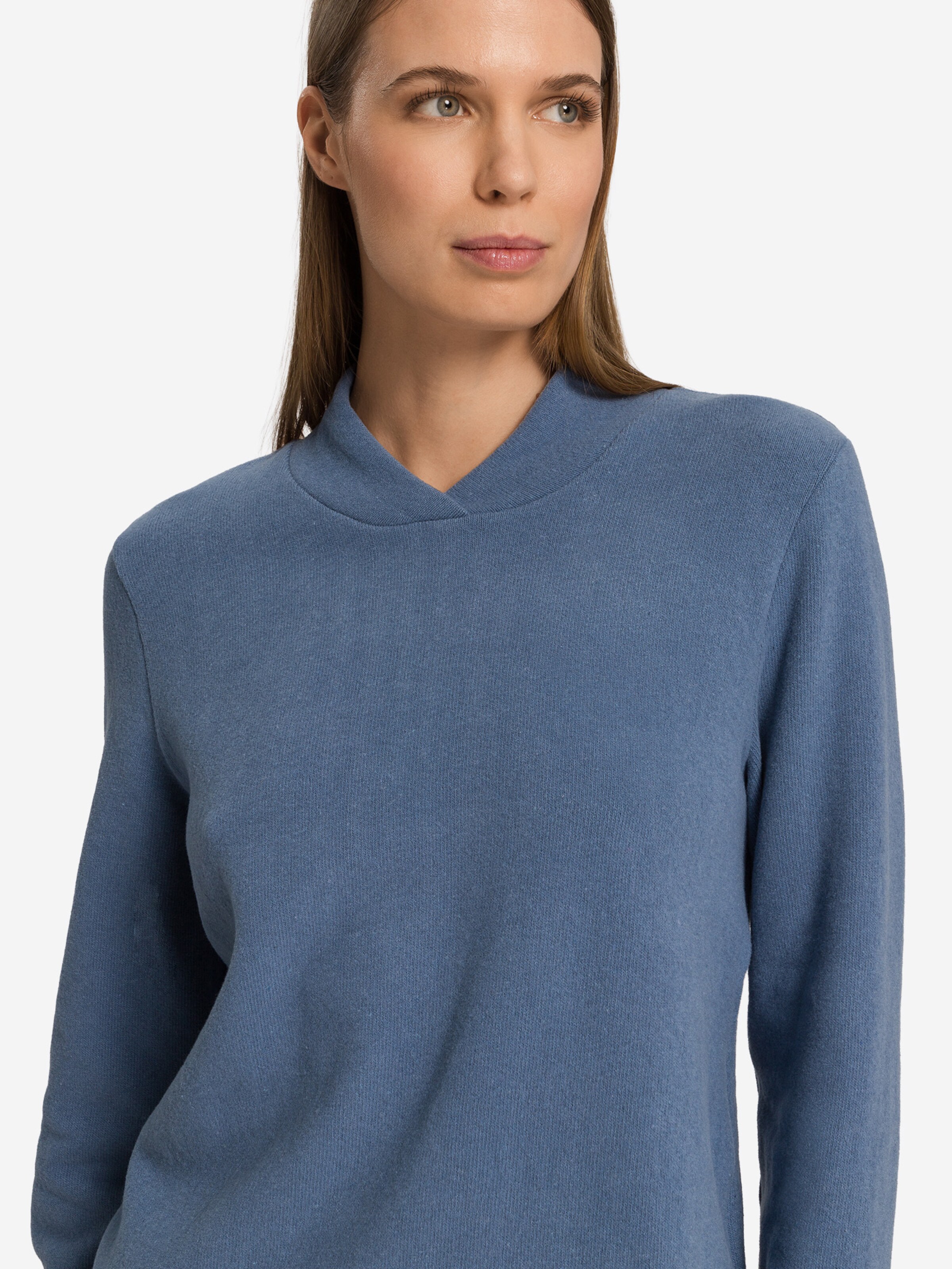 Hanro Sweatshirt ' Easy Wear ' in Blue