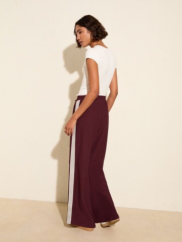 Friends Like These Wide leg Trousers in Red