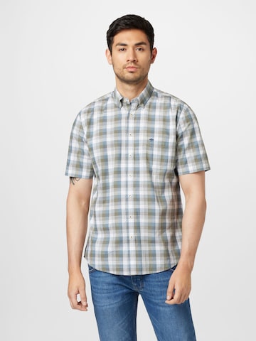 FYNCH-HATTON Regular fit Button Up Shirt in Grey: front