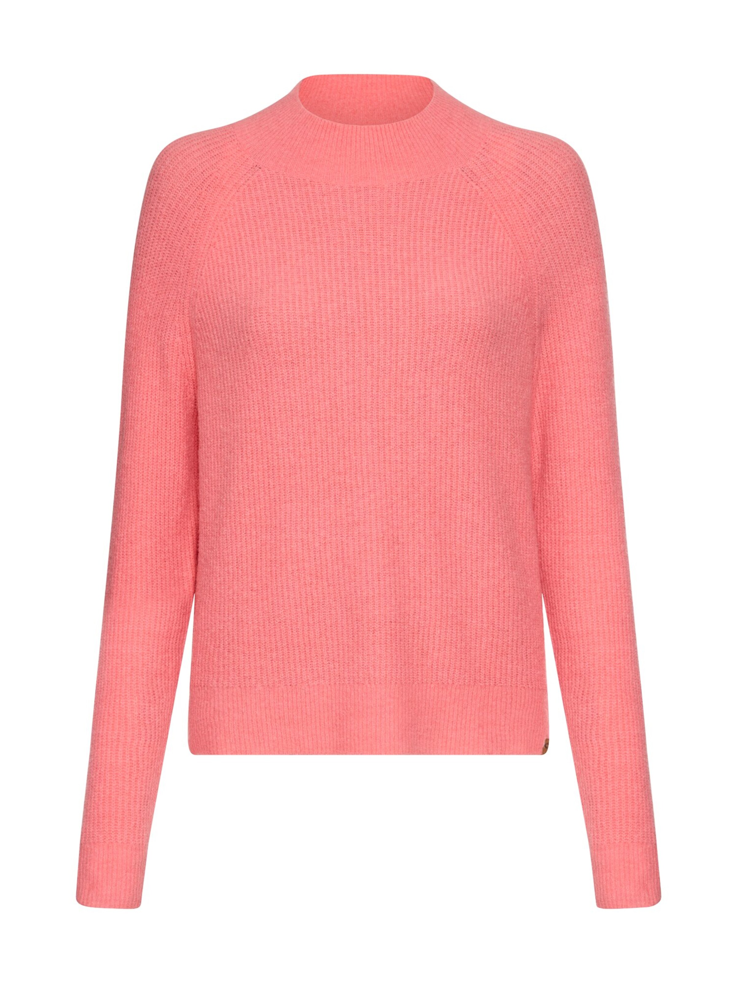 CAMEL ACTIVE Strickpullover mit Raglanärmeln in Pink: Vorderseite