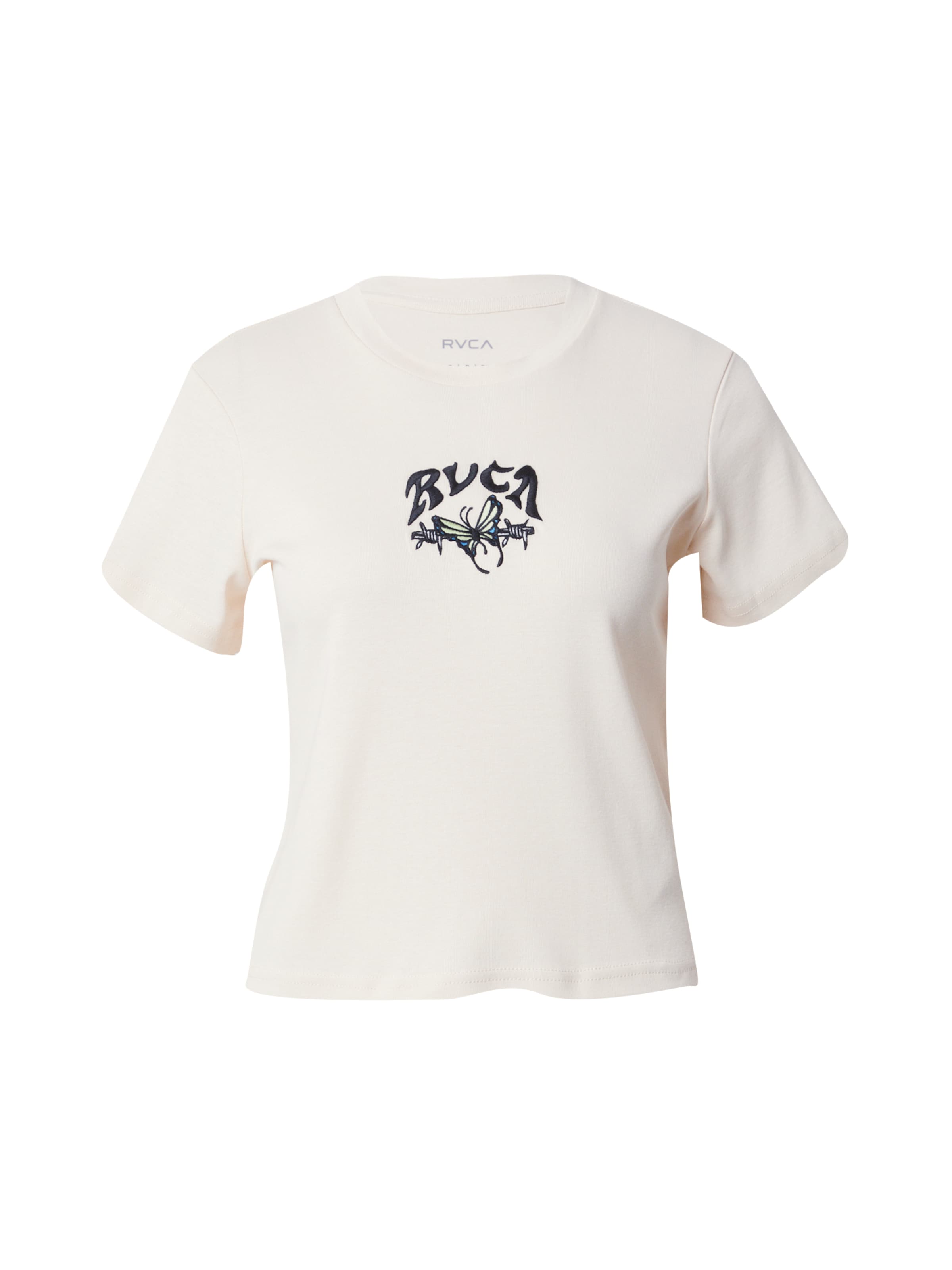 RVCA Tričko – béžová: přední strana