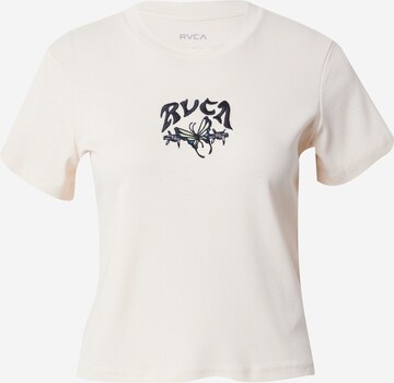 RVCA - Camiseta en beige: frente