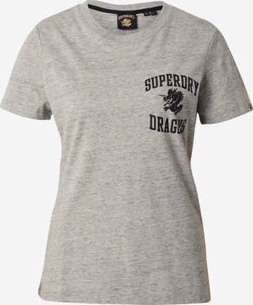 T-shirt Superdry en gris : devant