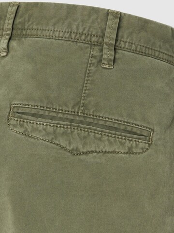 Hiltl Slim fit Chino Pants 'Tavi - Casual Gabardine' in Green