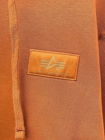 ALPHA INDUSTRIES Sweatshirt in Brown