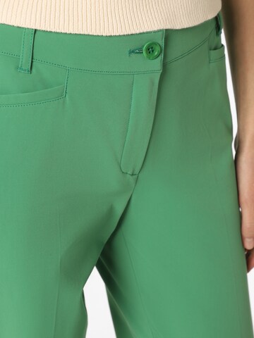 Raffaello Rossi Slim fit Pleated Pants 'Ute' in Green