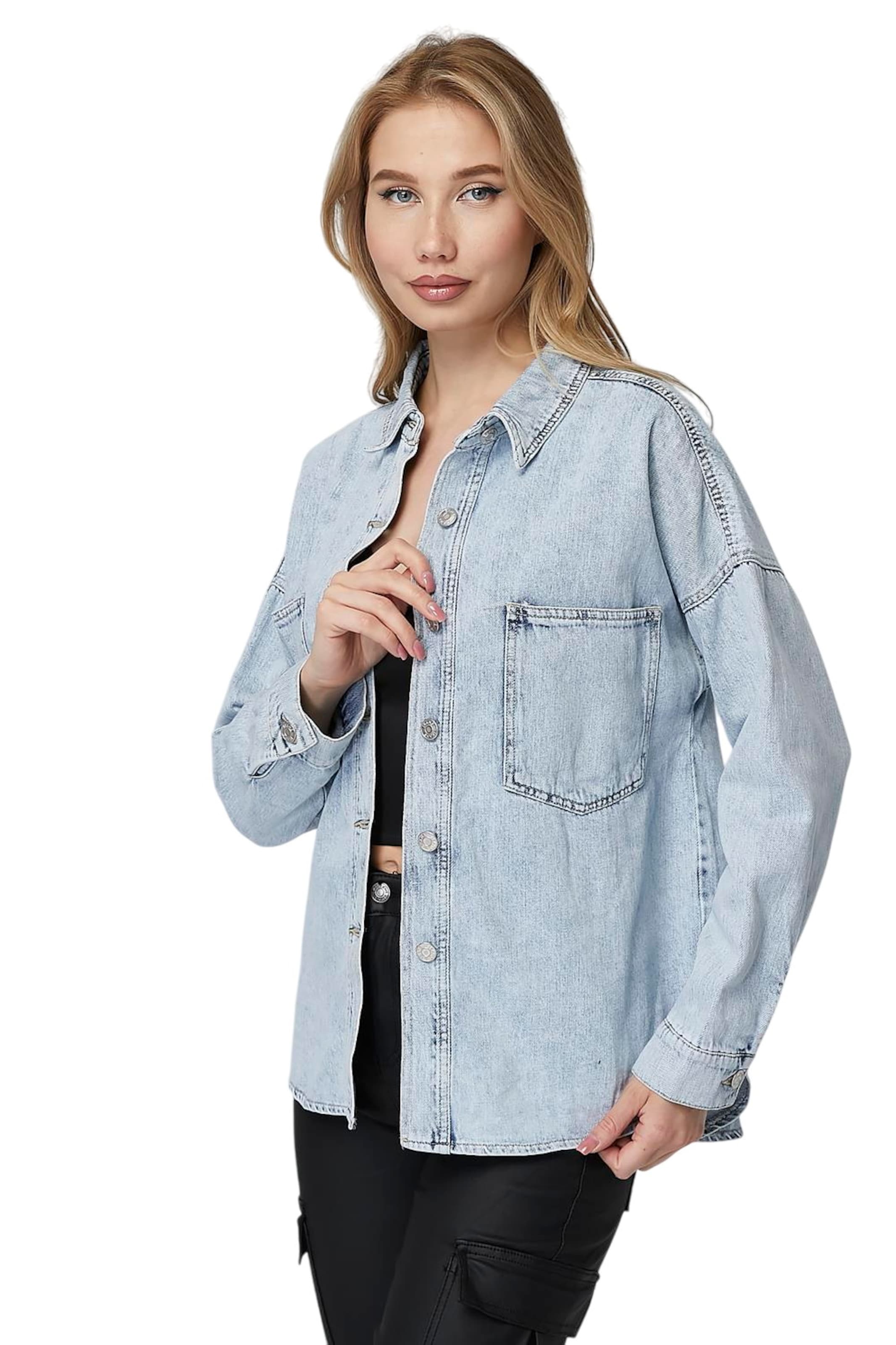 HOME STORE Bluse in Blau