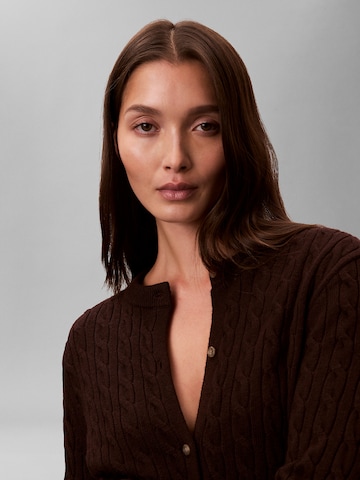 Calvin Klein Jeans Gebreid vest in Bruin