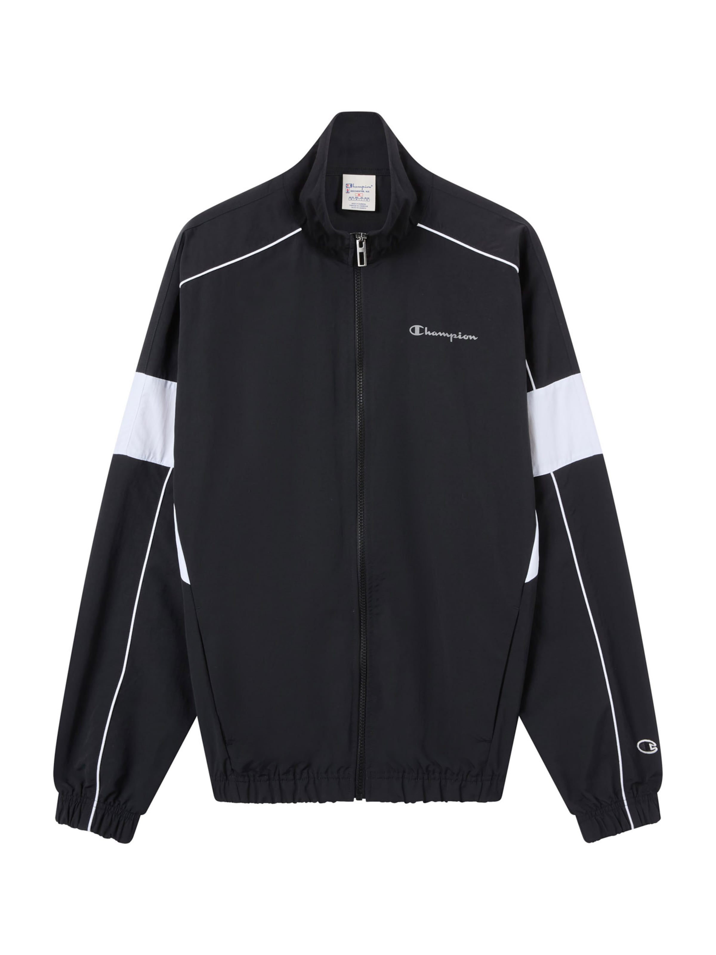 Champion Authentic Athletic Apparel Ζακέτα φούτερ σε μαύρο: μπροστά