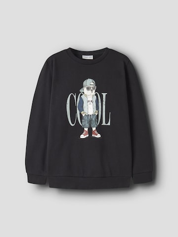 NAME IT Sweatshirt 'NKMOklokken' i sort