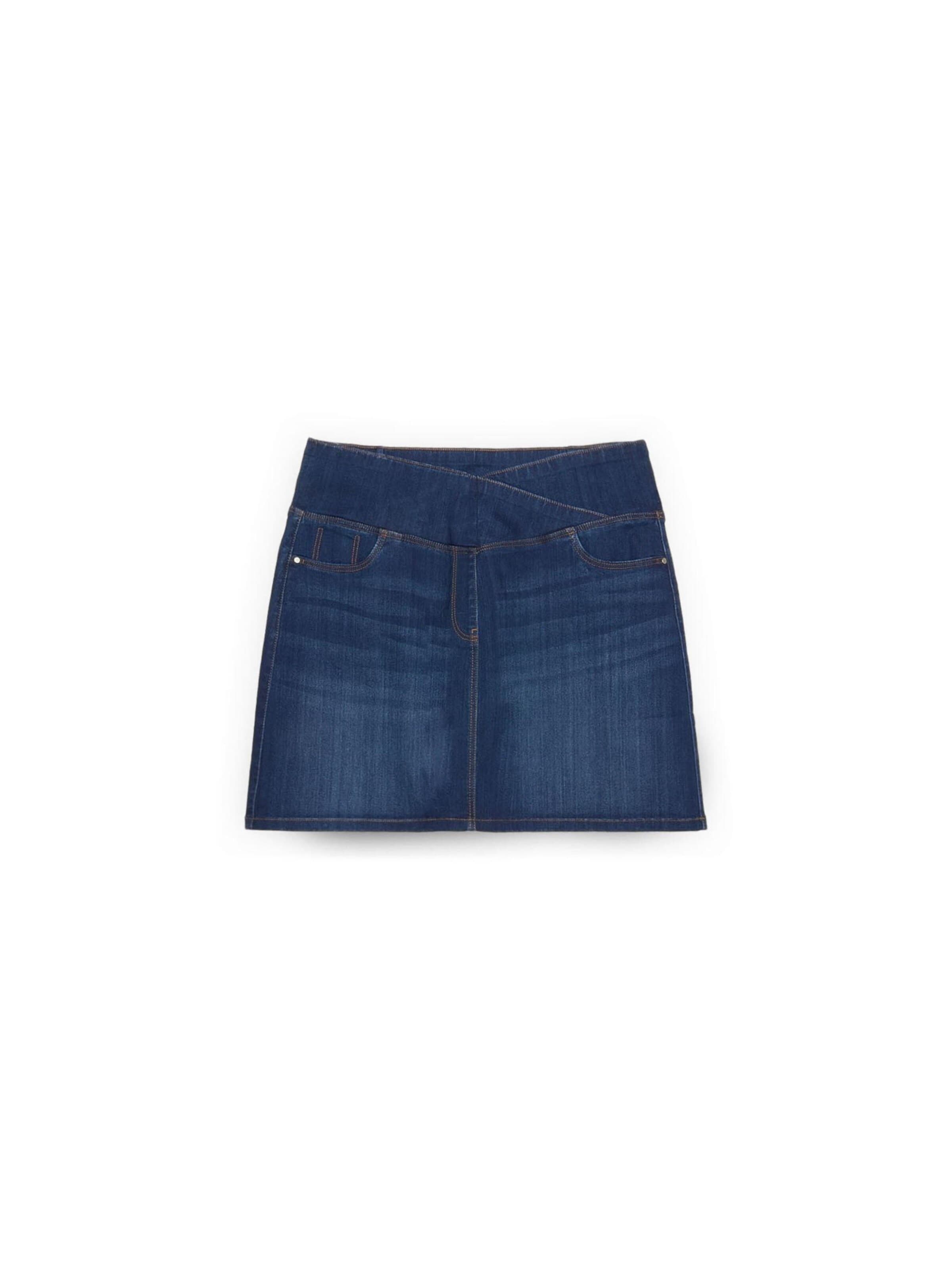Gonna di Fiorella Rubino in blu: frontale
