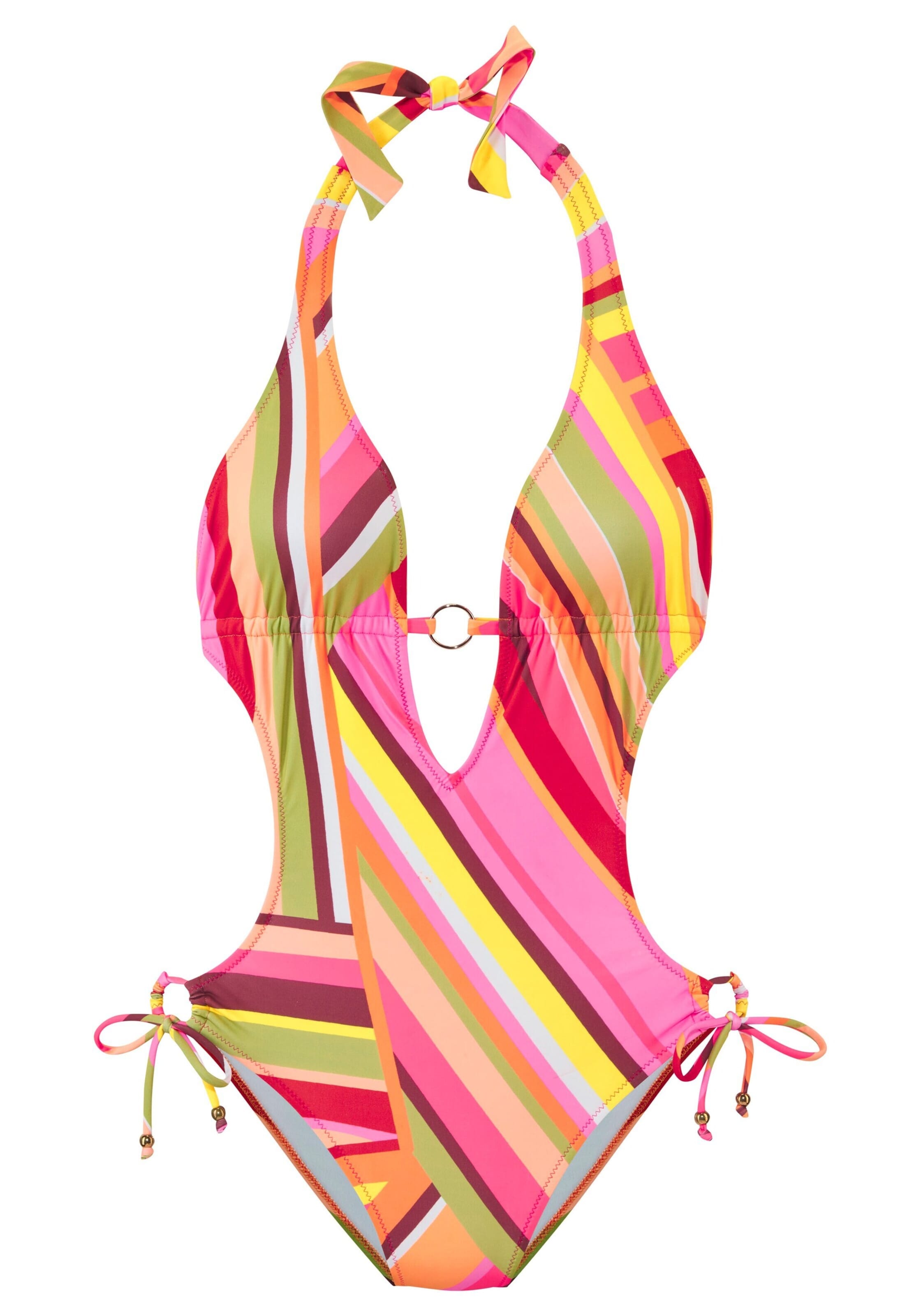 Bruno Banani - Traje de baño en naranja: frente