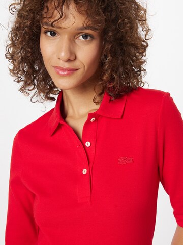 LACOSTE - Camisa em vermelho