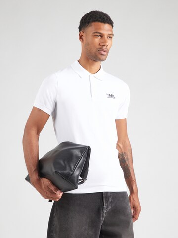 Tricou de la Karl Lagerfeld pe alb: față