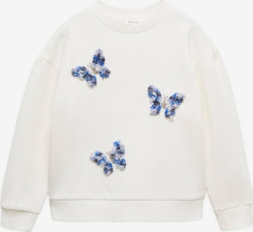 MANGO KIDS Sweatshirt 'Fly' in Weiß: predná strana