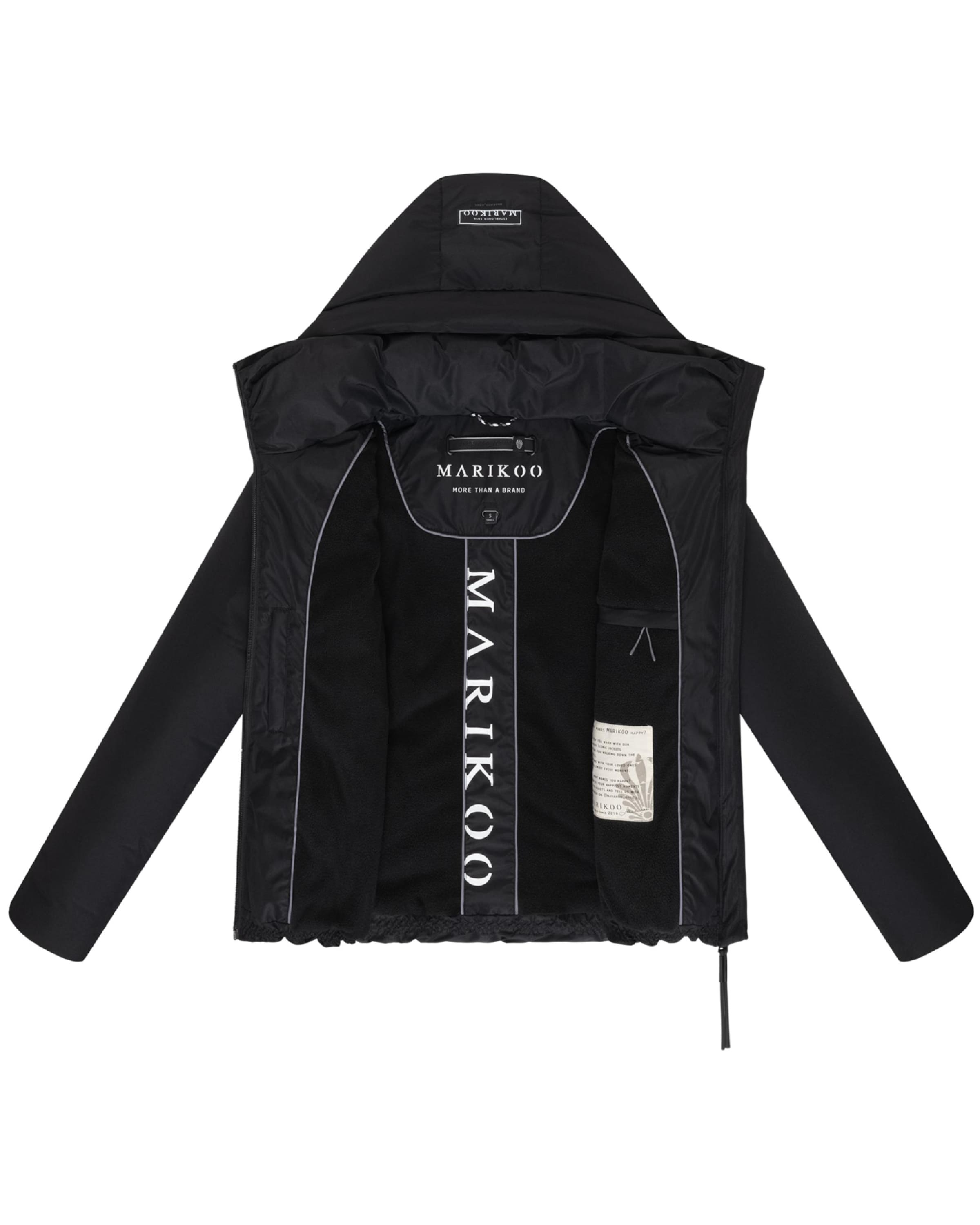 MARIKOO Winter jacket 'Ninikaa XVI' in Black