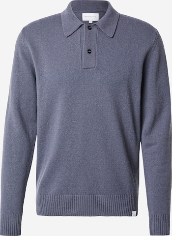 Pull-over NORSE PROJECTS en bleu : devant