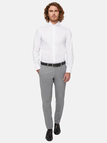 Slim fit Camicia business di Boggi Milano in bianco