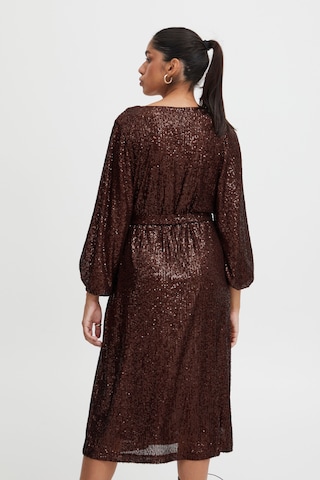 ICHI Evening Dress in Brown