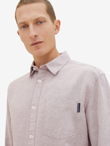Regular fit Camicia di TOM TAILOR in beige