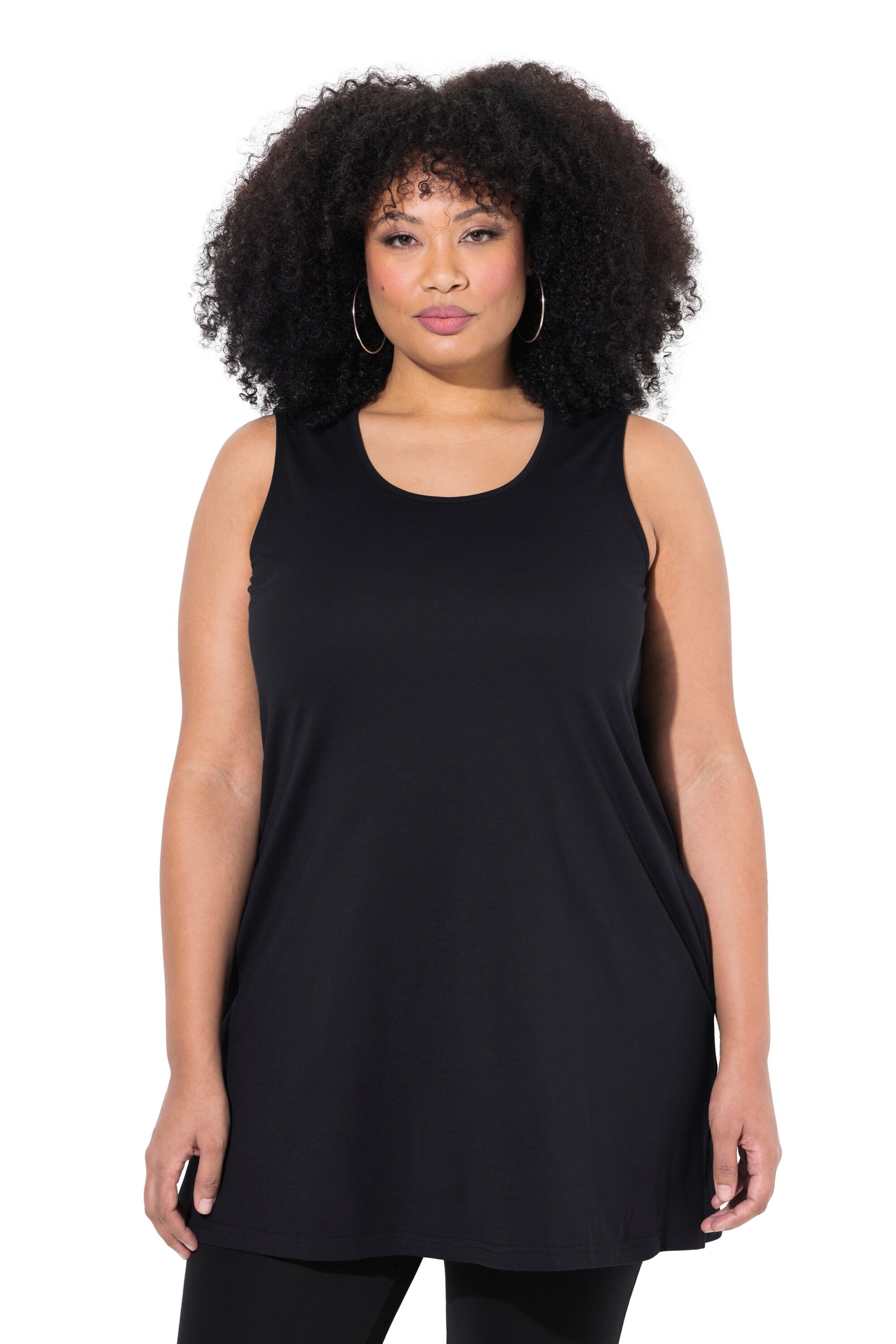 Ulla Popken Top in Black: front