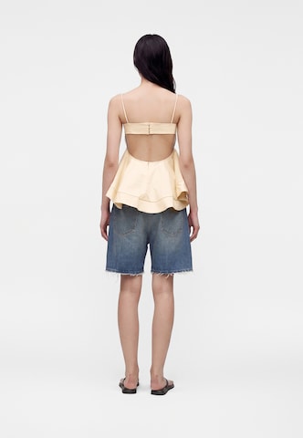 TOPSHOP Топ 'TSMINA SL TOP WVN' в бежово