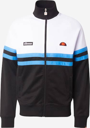 ELLESSE Gornji dio trenirke 'Rimini' u azur / crna / bijela, Pregled proizvoda