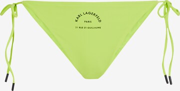 Karl Lagerfeld Bikini Bottoms in Yellow: front