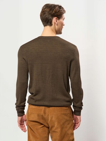 U.S. POLO ASSN. Pullover ' UMKent ' i brun: tilbage