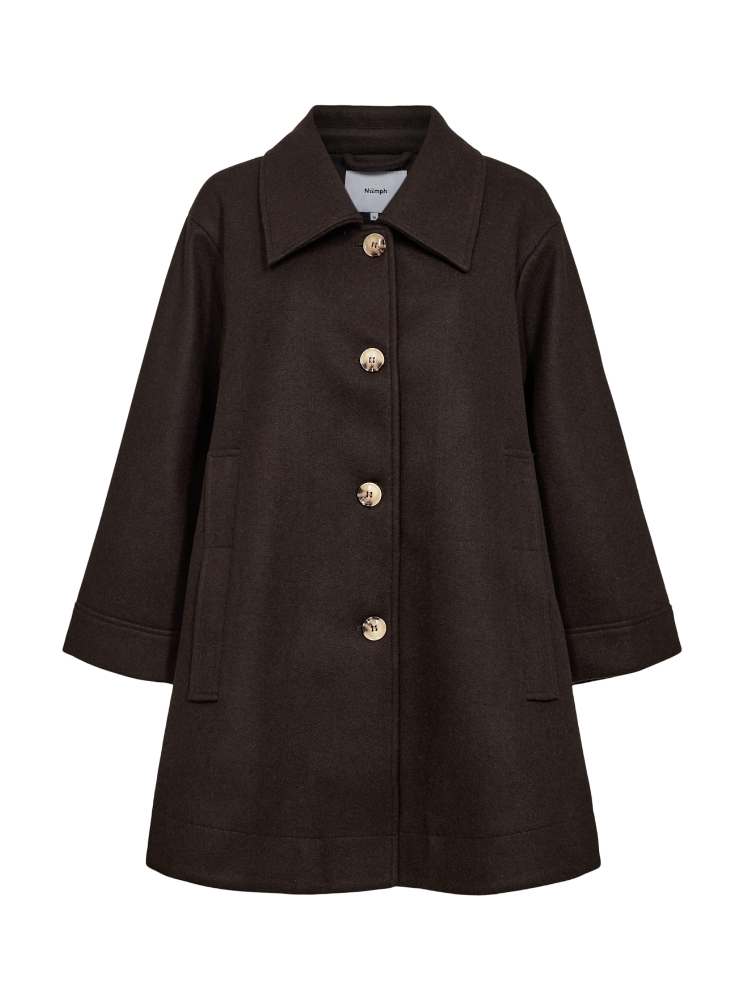 Cappotto di mezza stagione 'Kimberly' di NÜMPH in marrone: frontale